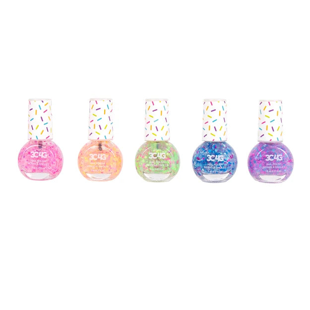 3C4G Confetti Nail Polish 5 Pack