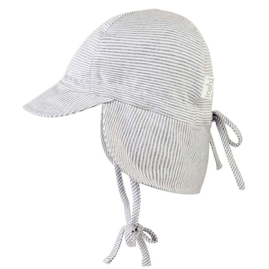 Toshi Sunhat Flap Cap Baby Dove