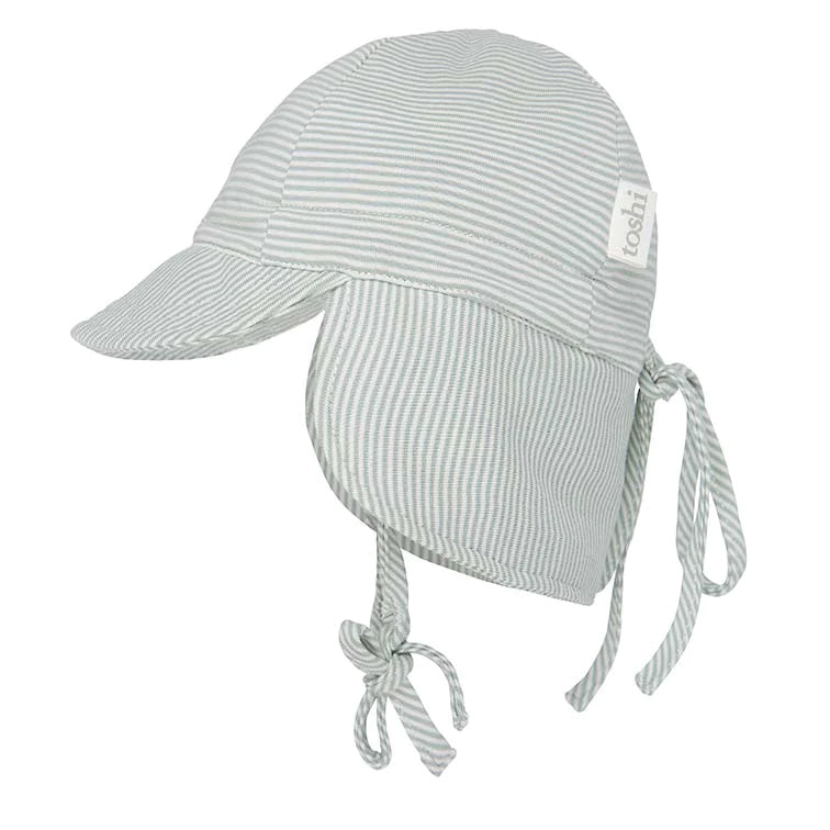 Toshi Sunhat Flap Cap Baby Sage