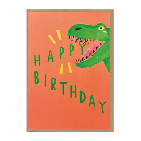 Fab Card Happy Birthday Dino