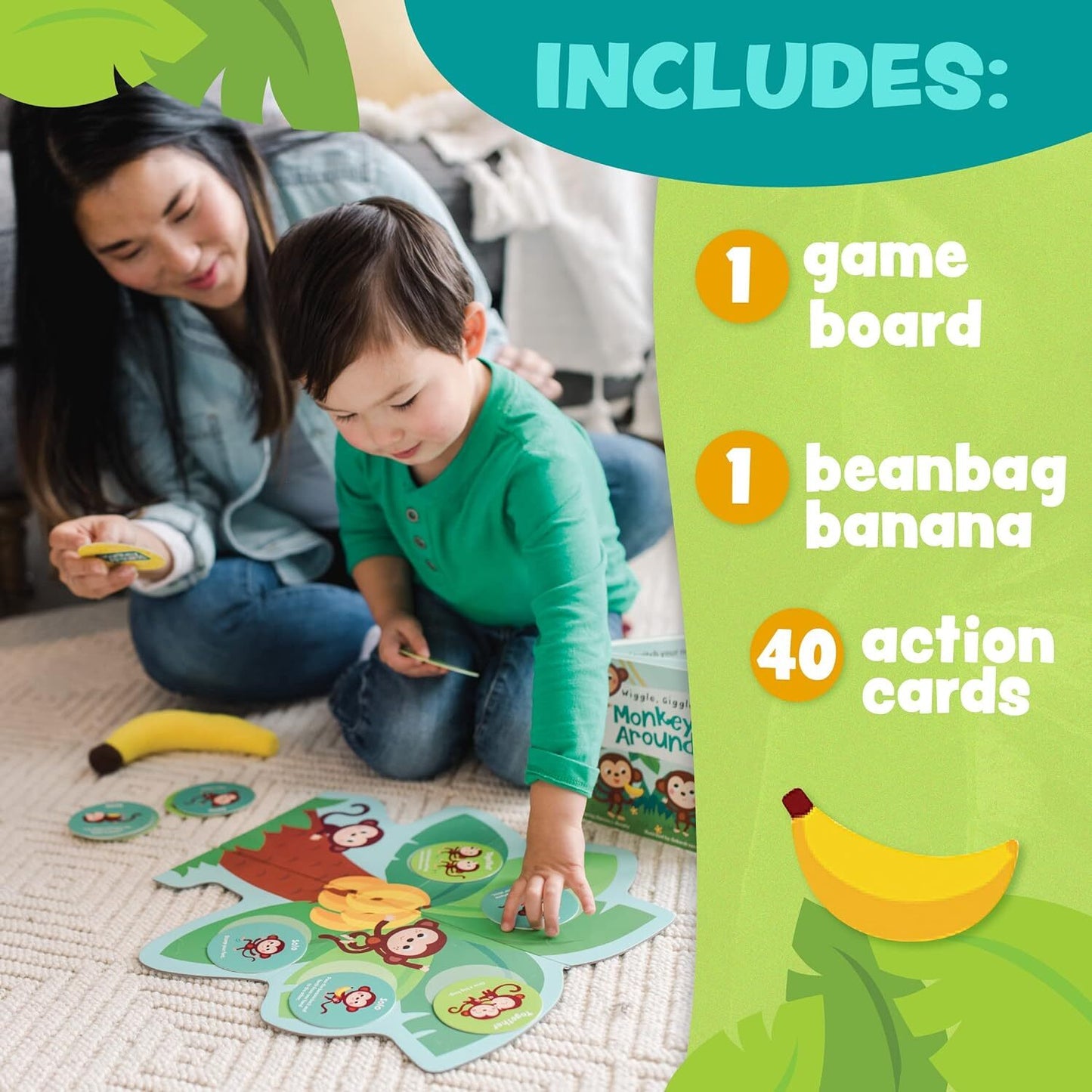 Peaceable Kingdom Board Game Monkey Around