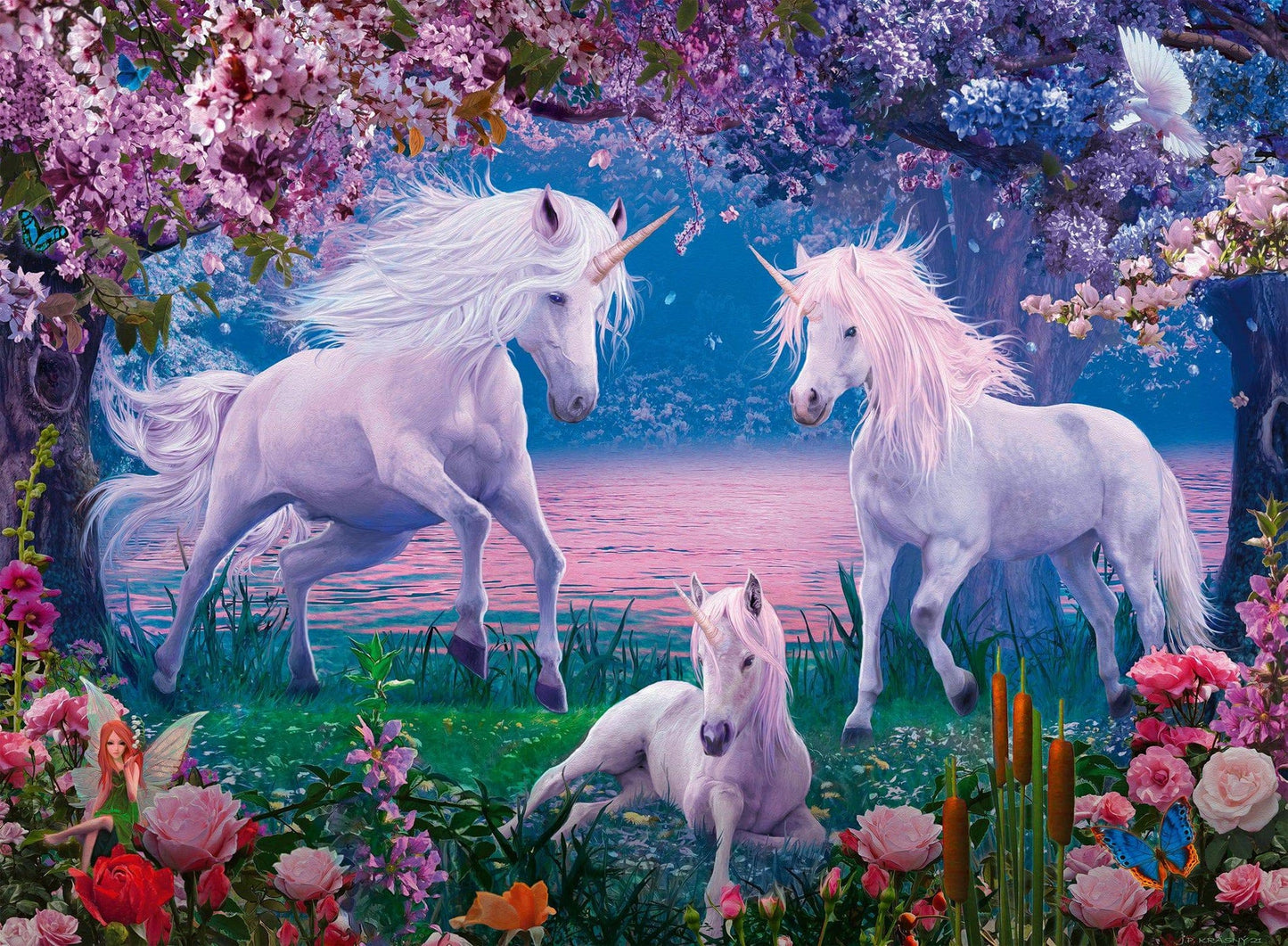 Ravensburger Puzzle 100Pc Unicorn Grove