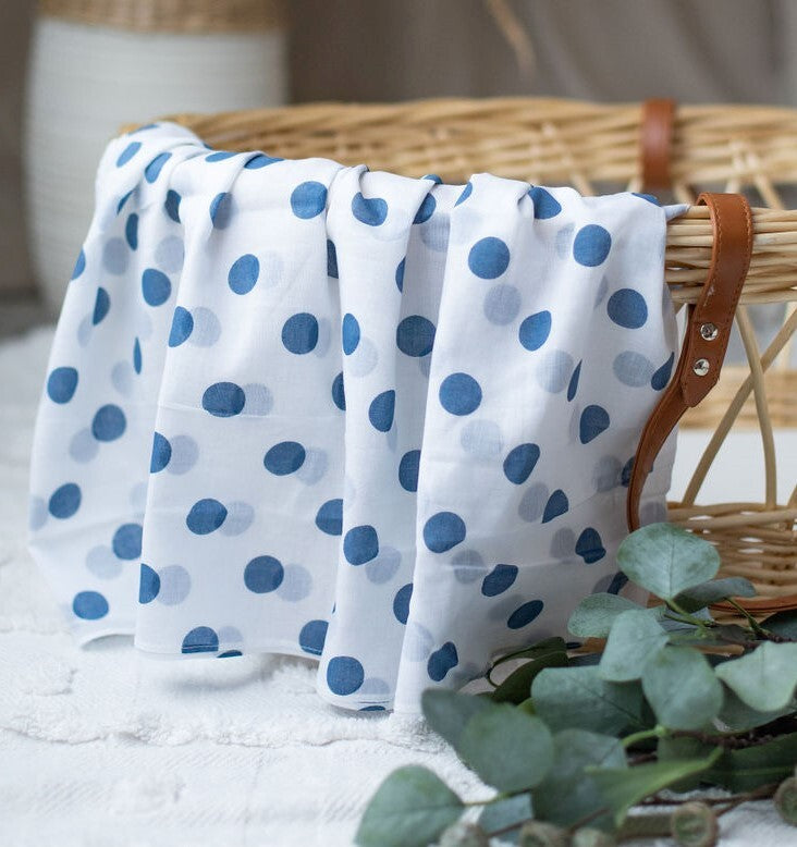 Emotion & Kids Muslin Spot Midnight Blue