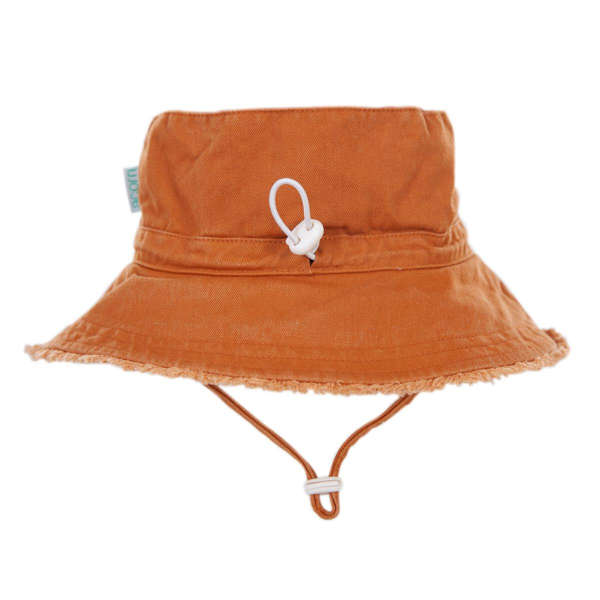 Acorn Bucket Hat Frayed Chestnut