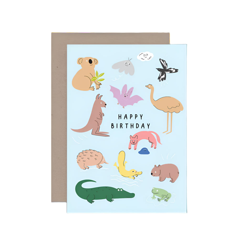 AHD Happy Birthday Aussie Card