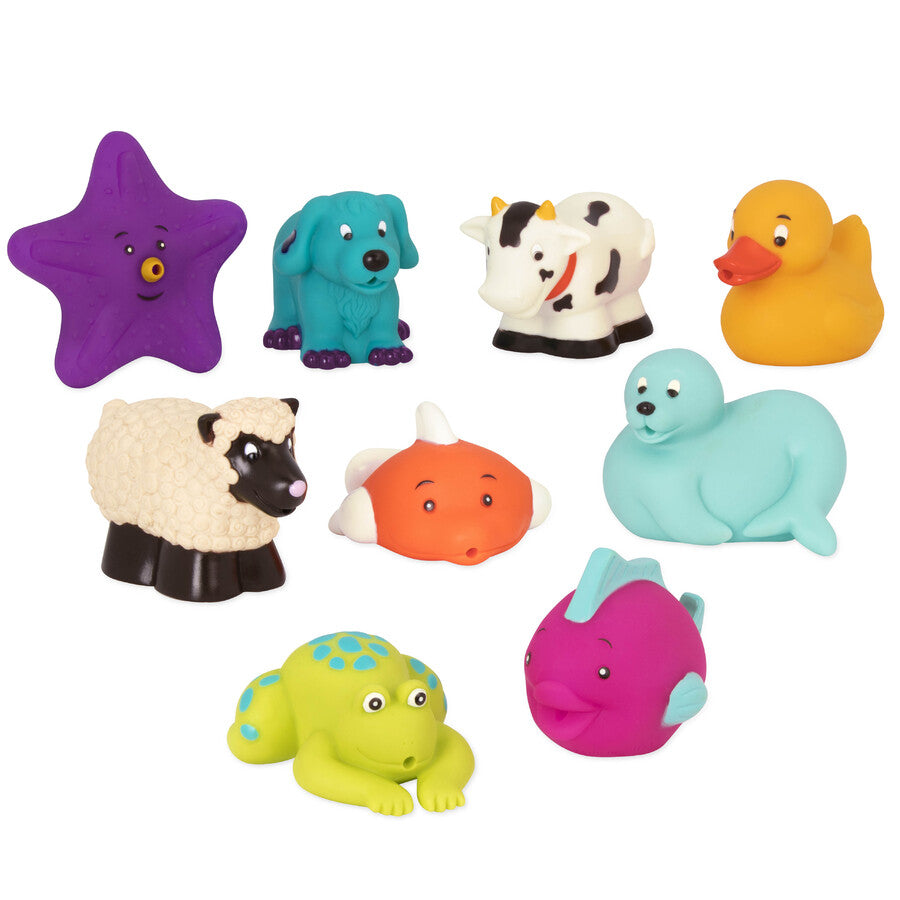Battat Squirters Bath Buddies Best Friends