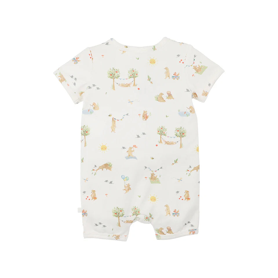 Bebe Organic Zipsuit Bear