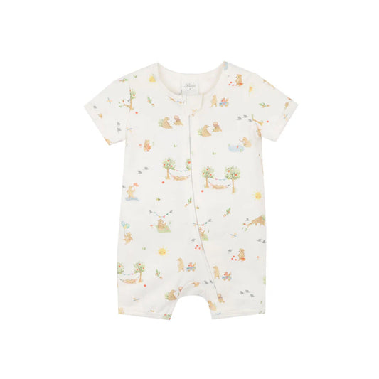 Bebe Organic Zipsuit Bear
