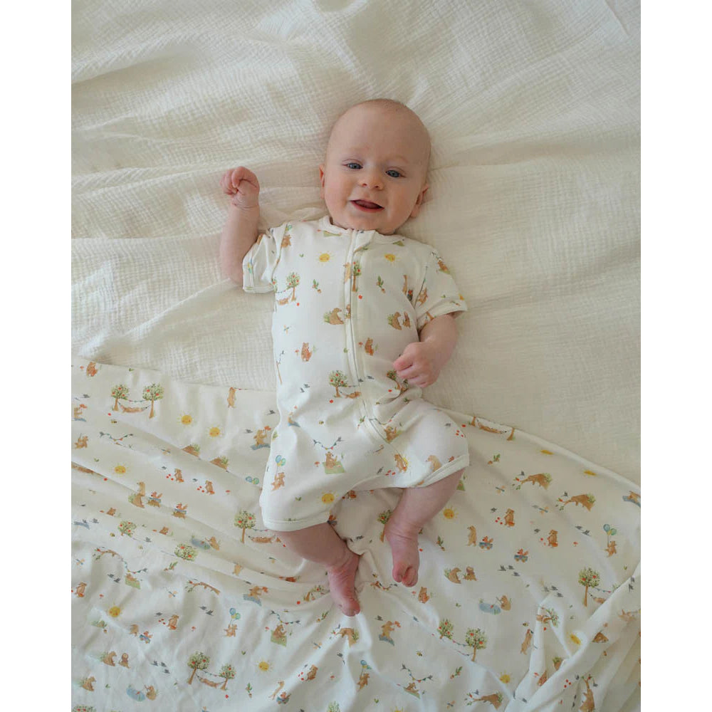 Bebe Organic Zipsuit Bear