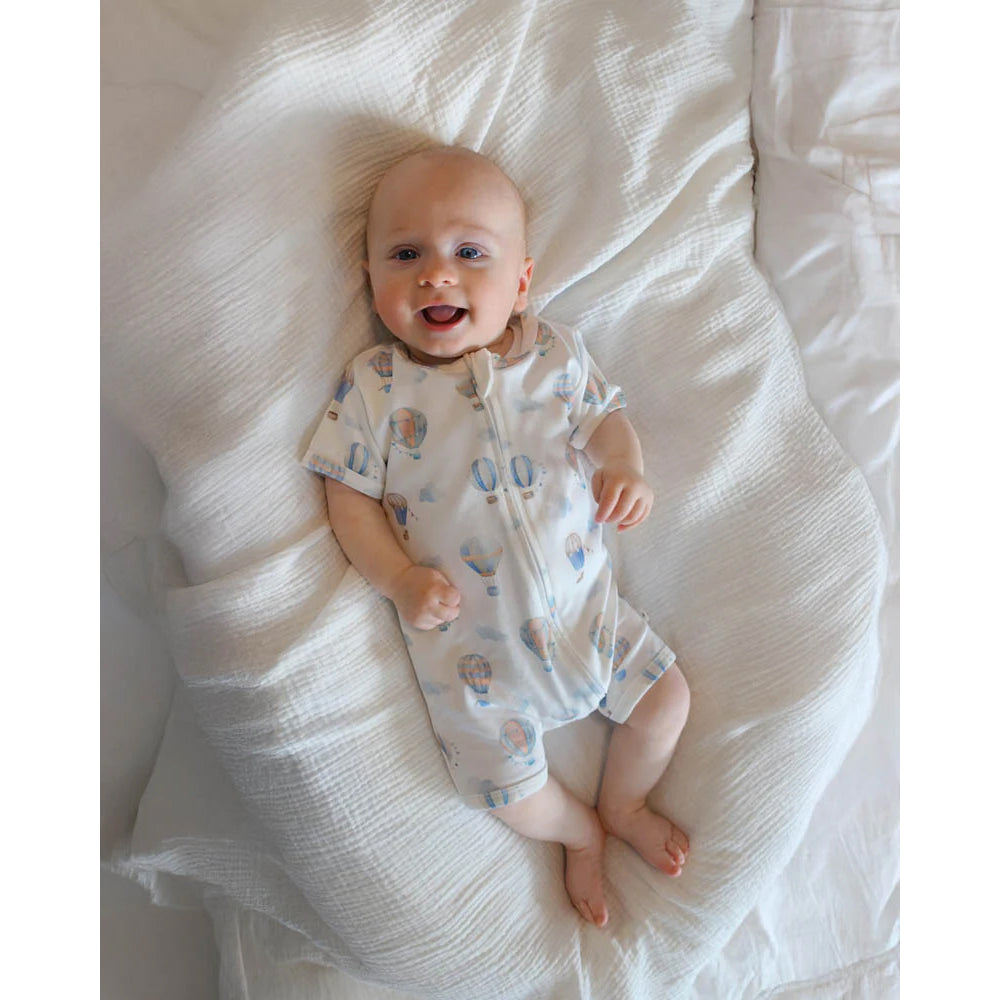 Bebe Organic Zipsuit Sky High