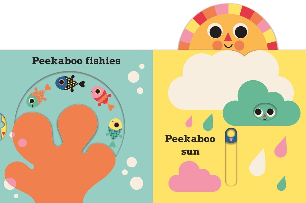 Board Book Peekaboo Sun - Chalk