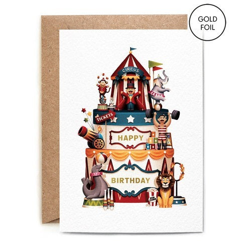 Folio Card Circus Birthday