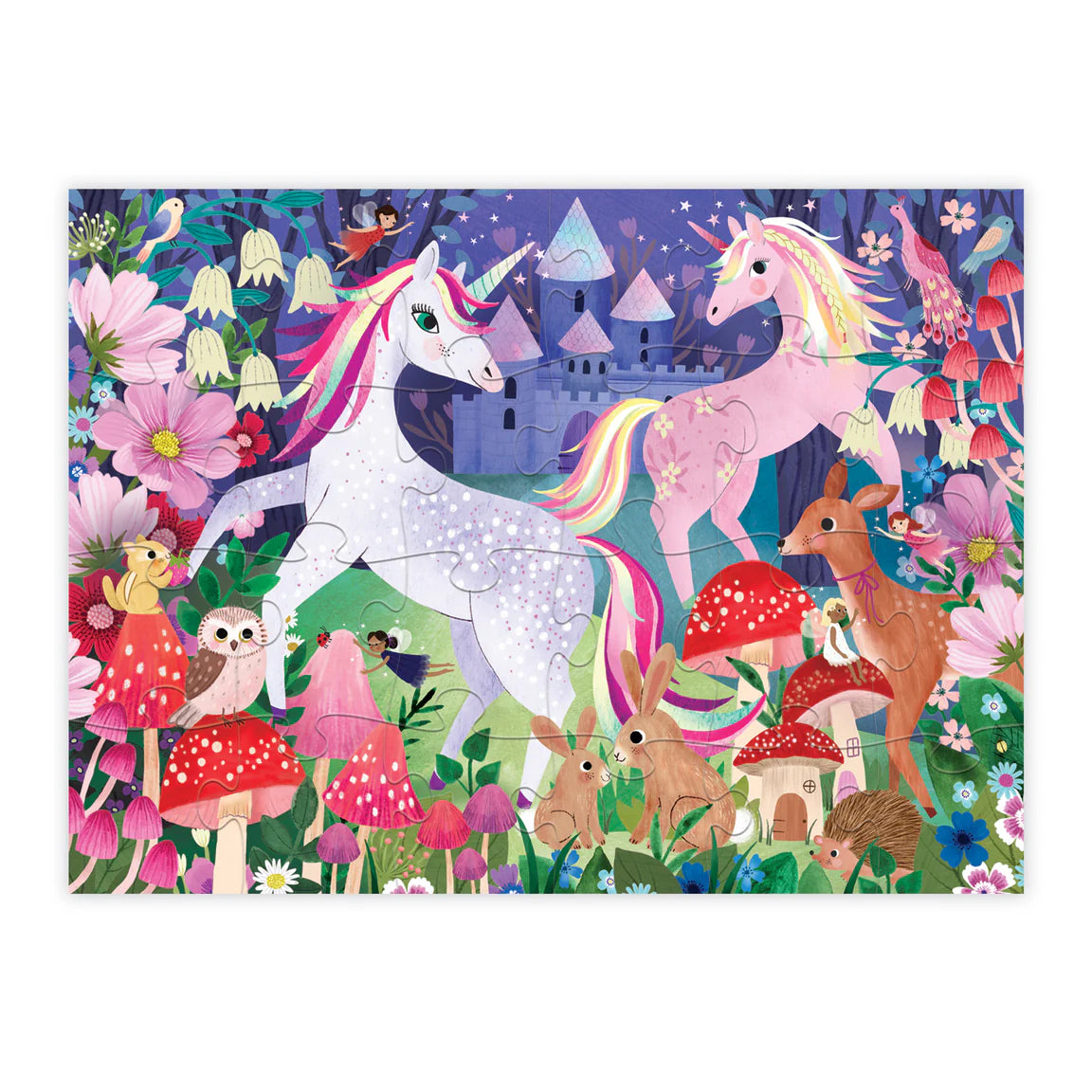 Crocodile Creek 24pc Puzzle Unicorn Castle