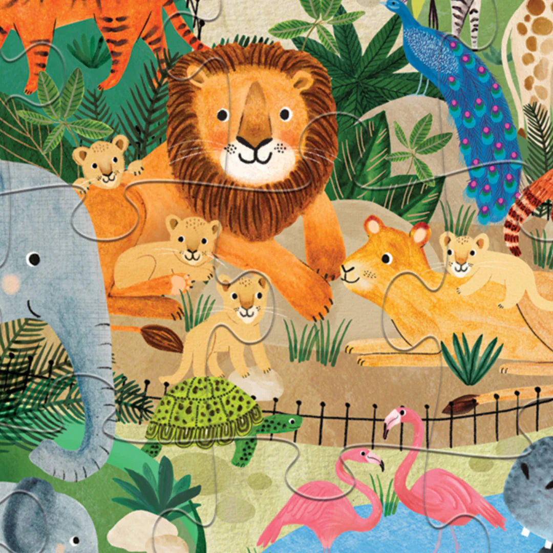 Crocodile Creek 24pc Puzzle Zoo