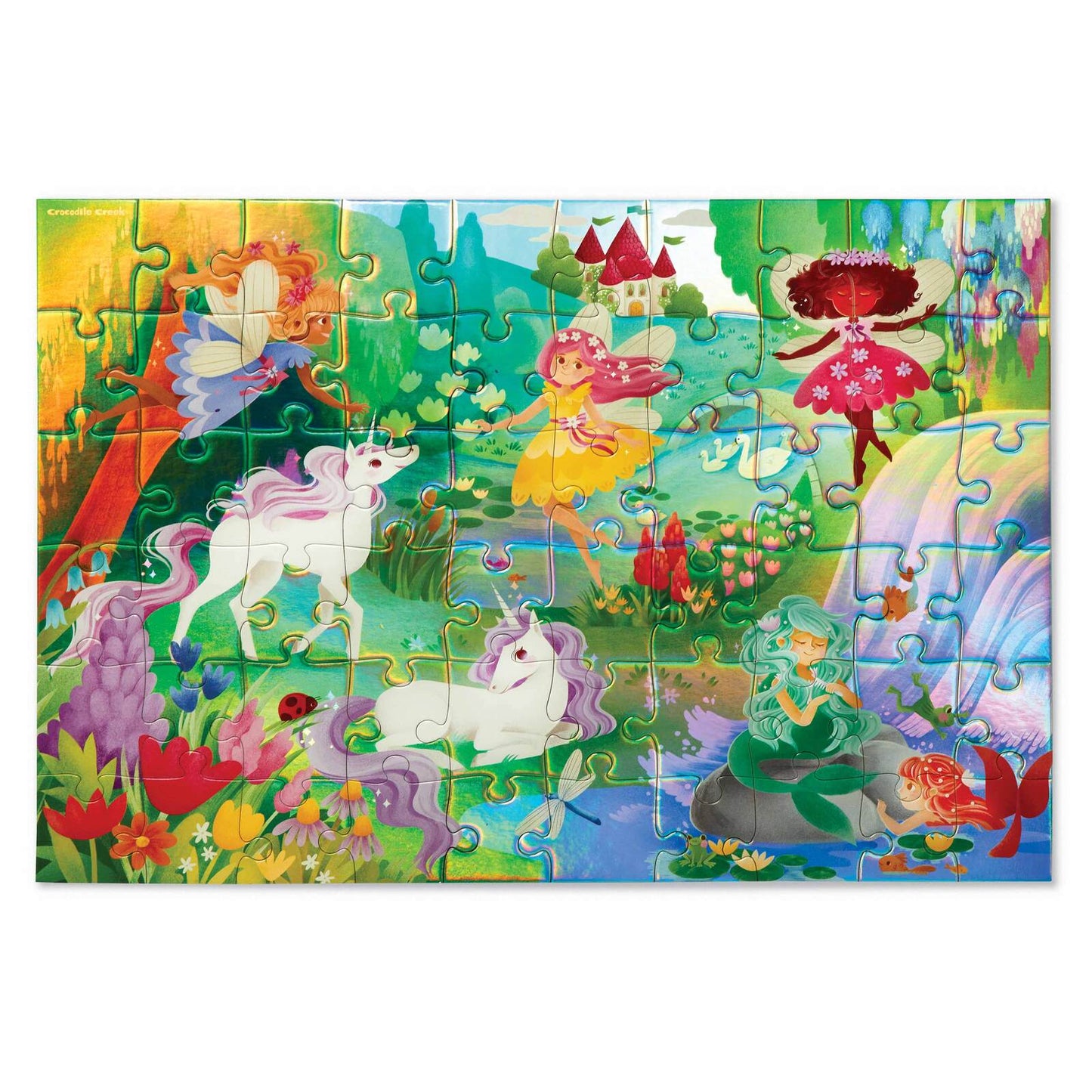 Crocodile Creek Puzzle 60pc Magical Friends