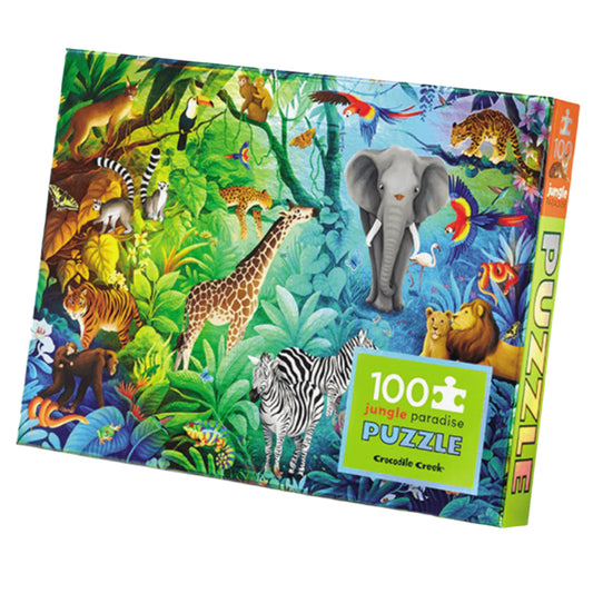 Crocodile Creek Puzzle 100pc Jungle Paradise