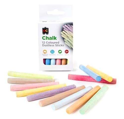 Educational Colours Dustless Chalk