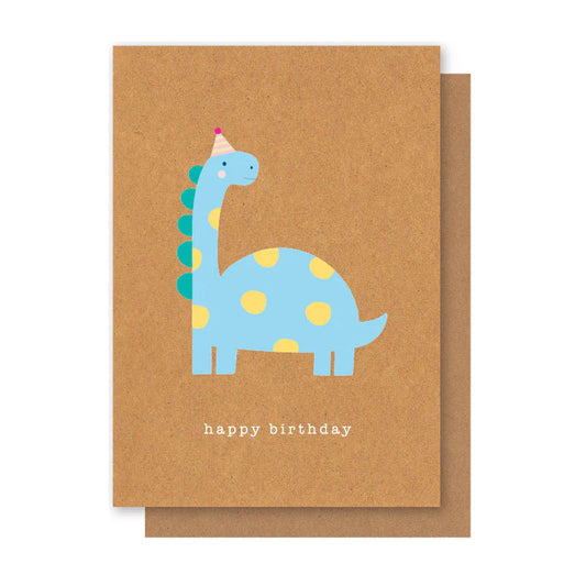 Elly Oak Card Birthday Dinosaur