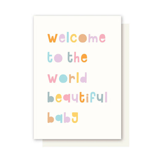 Elly Oak Card New Baby Welcome