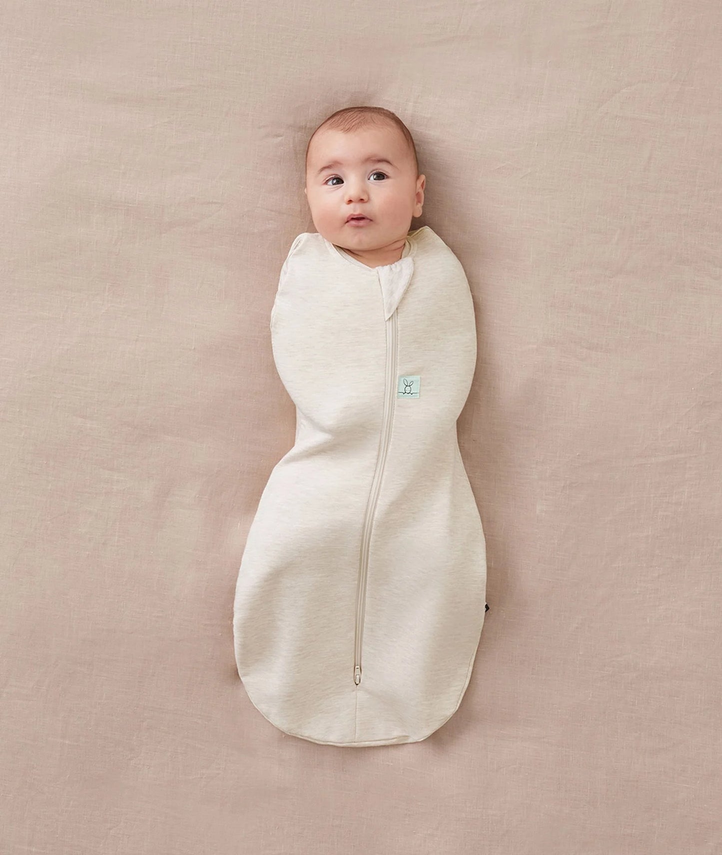 Ergopouch Cocoon Swaddle Bag 0.2 Tog Oatmeal Marle