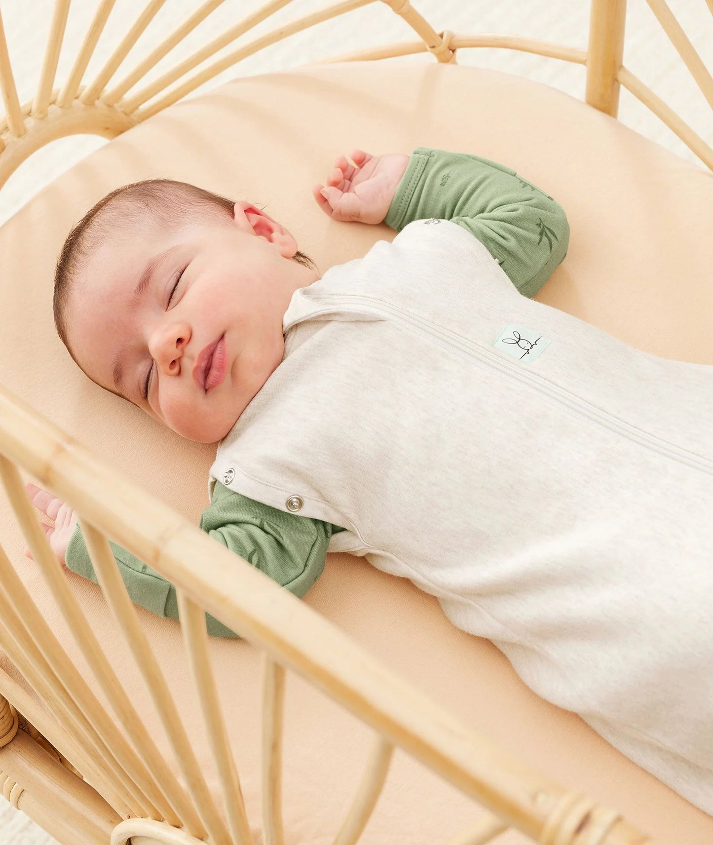 Ergopouch Cocoon Swaddle Bag 0.2 Tog Oatmeal Marle