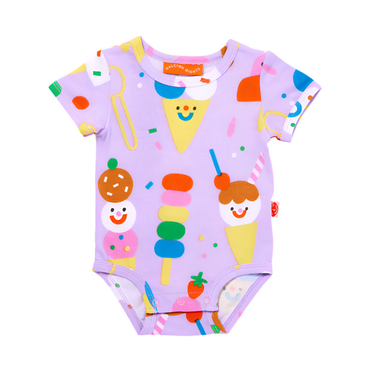 Halcyon Nights Short Sleeve Bodysuit Sundae Funday