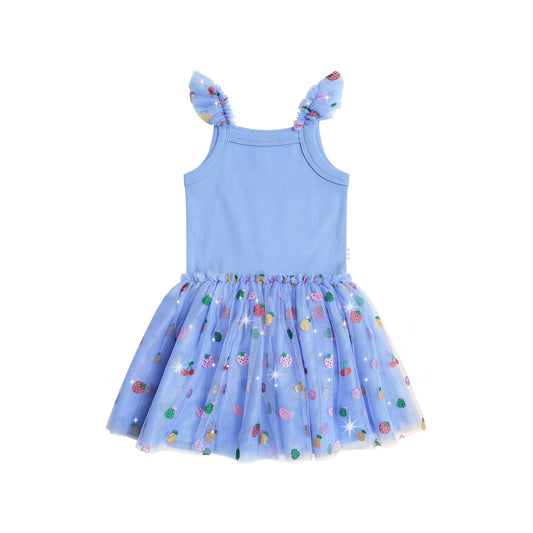 Huxbaby Dress Tulle Fruit Salad