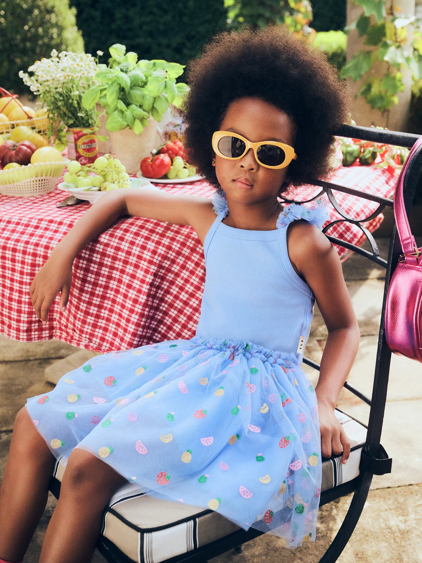 Huxbaby Dress Tulle Fruit Salad