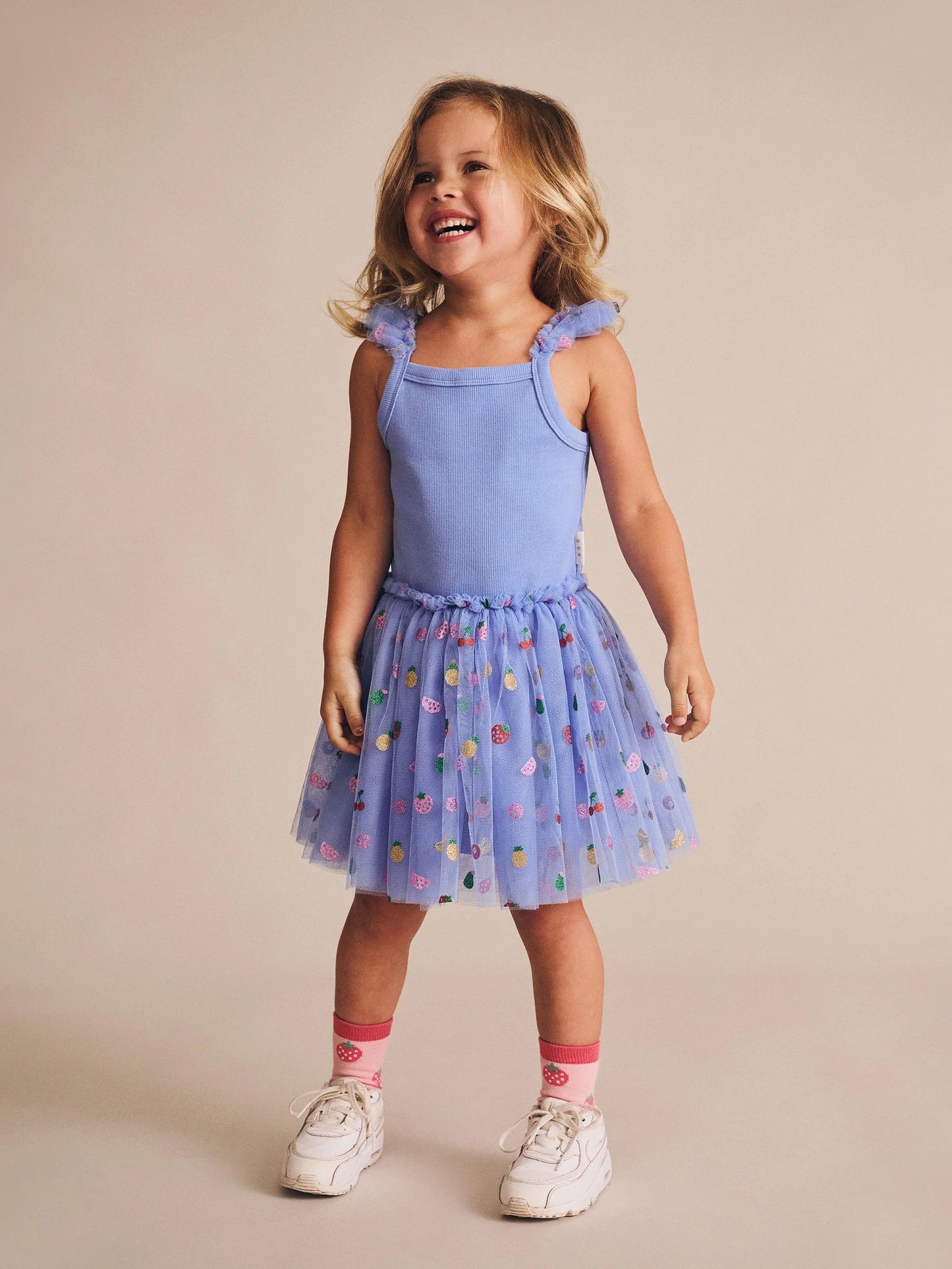 Huxbaby Dress Tulle Fruit Salad