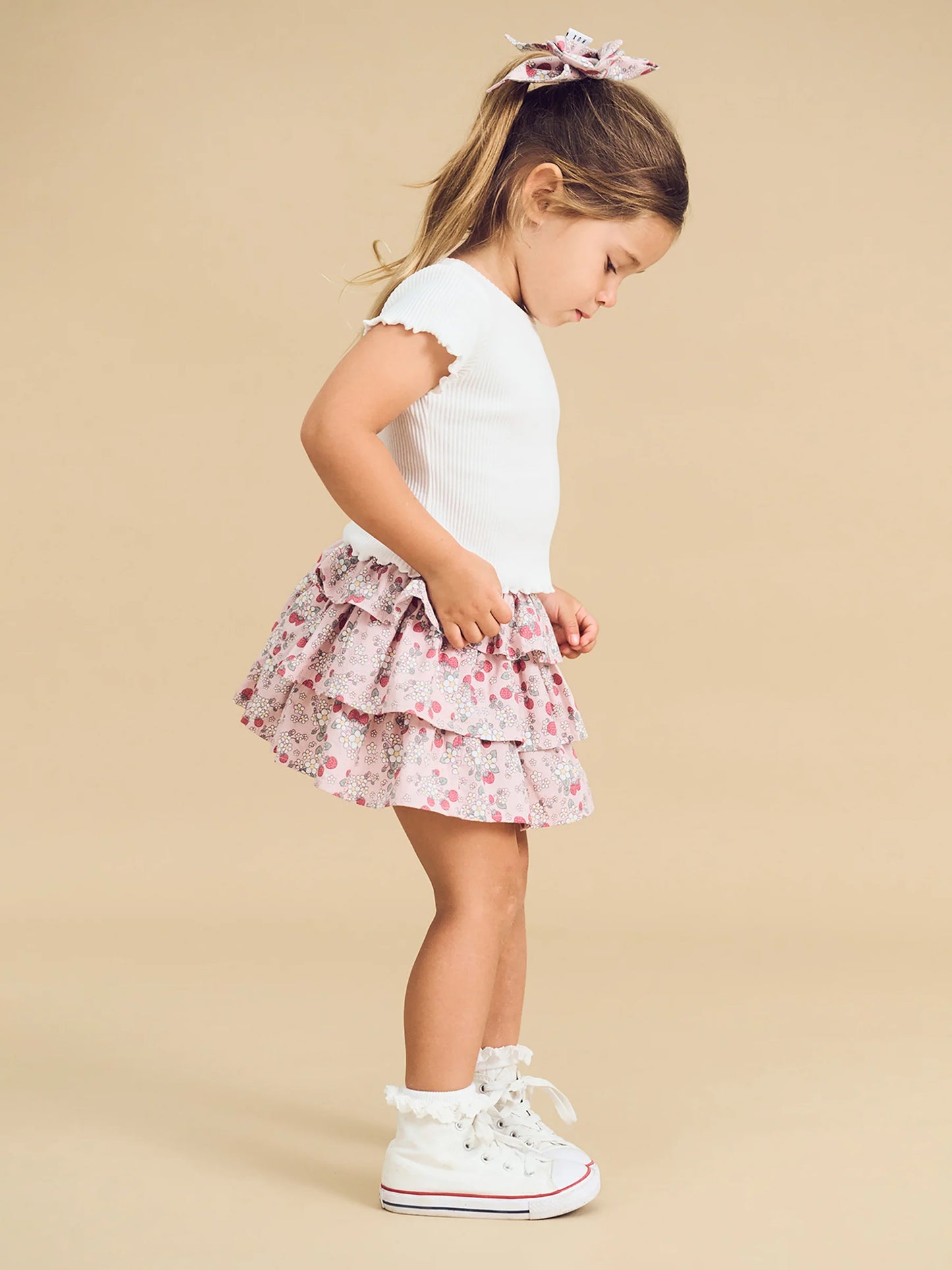 Huxbaby Frill Skirt Vintage Strawberry