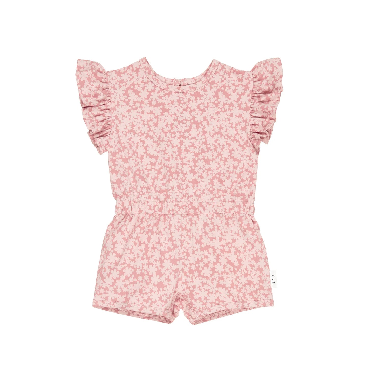 Huxbaby Playsuit Smile Floral Frill