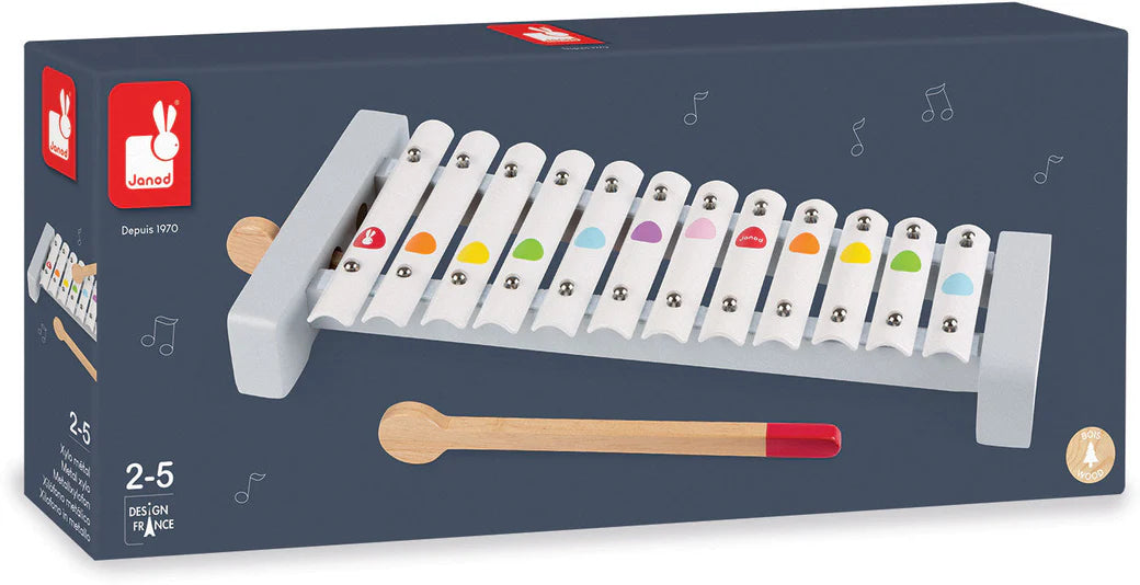 Janod Confetti Xylophone - Chalk