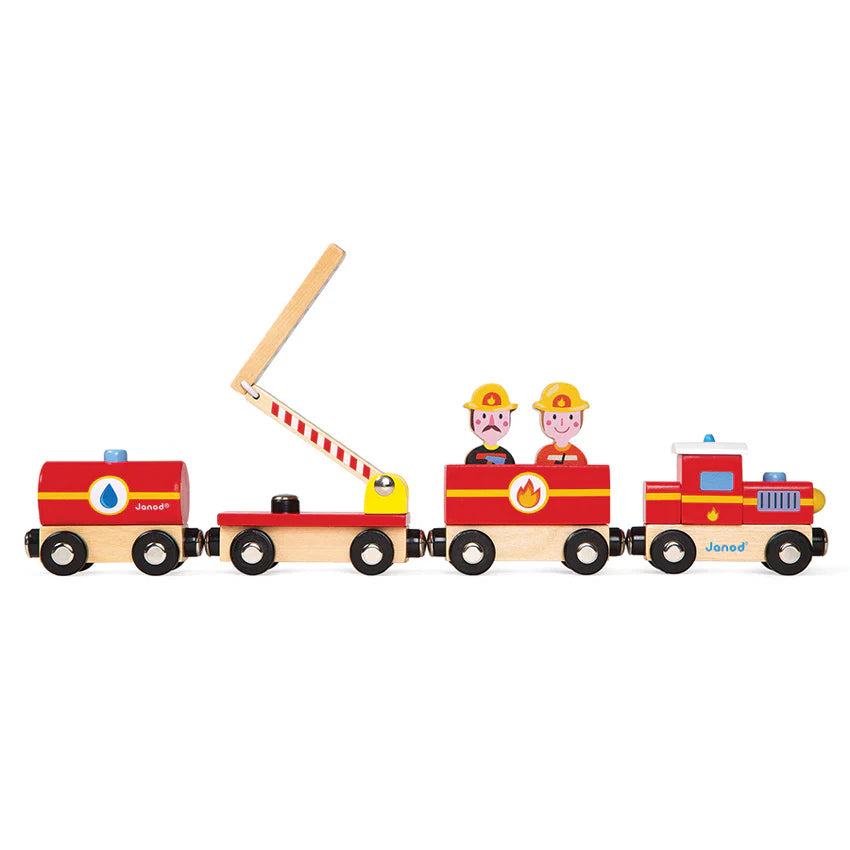 Janod Story Train Fire - Chalk
