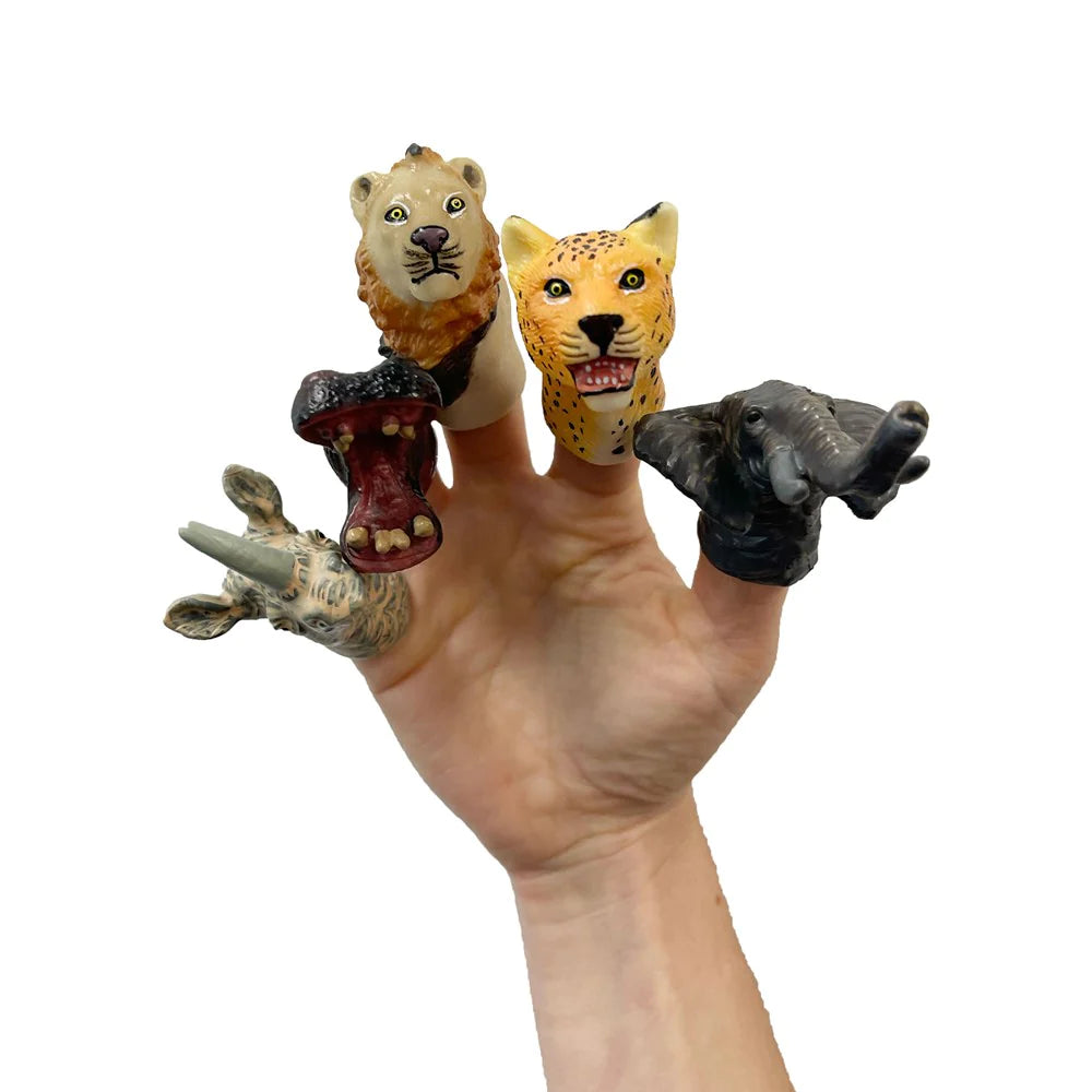 Johnco Finger Puppets Wild Animals