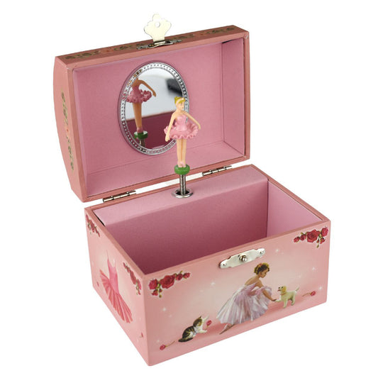 Kaper Kids Musical Jewellery Box Dome Rose Ballerina