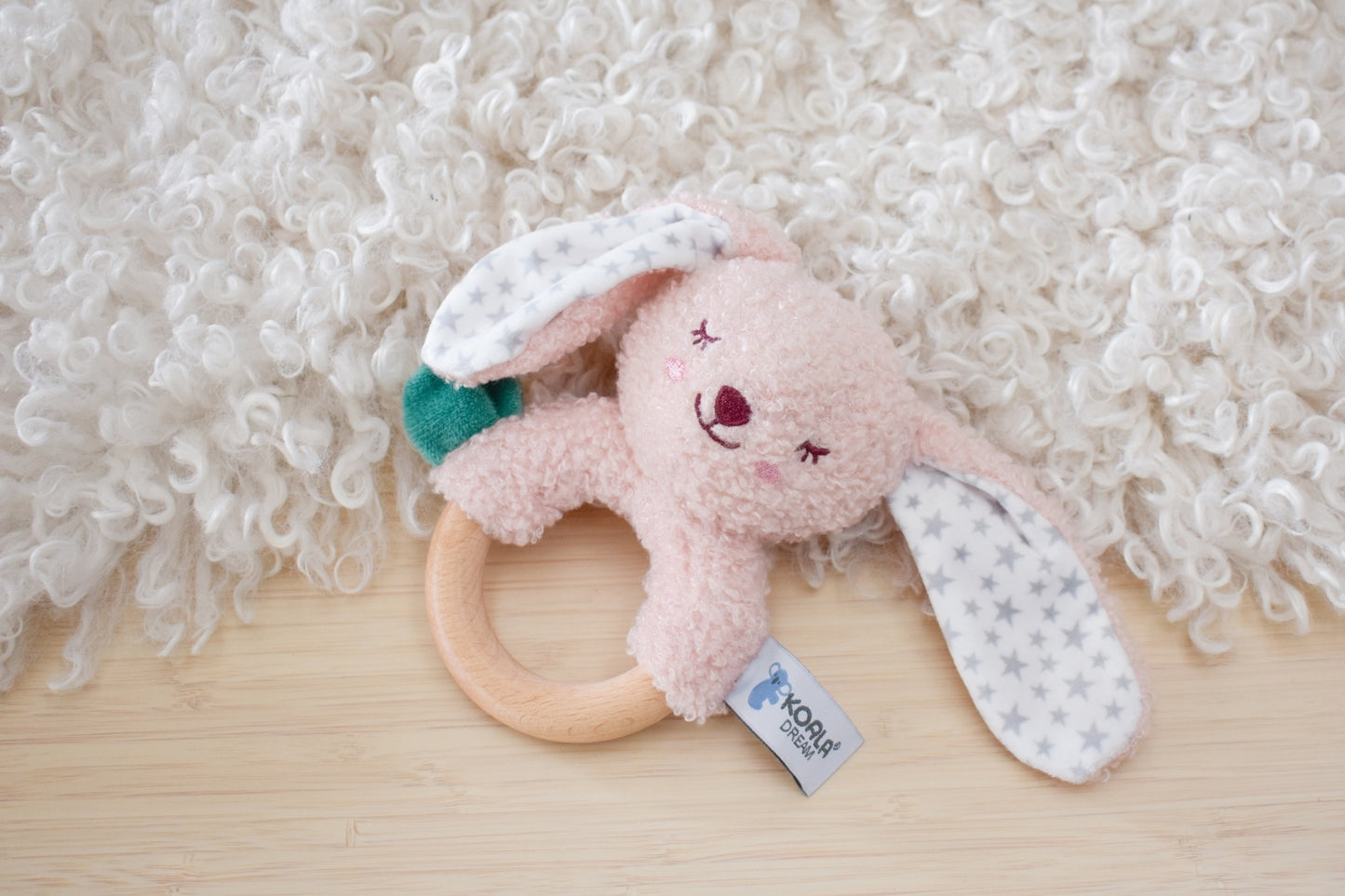 Koala Dream Rattle Ring Berry Bunny