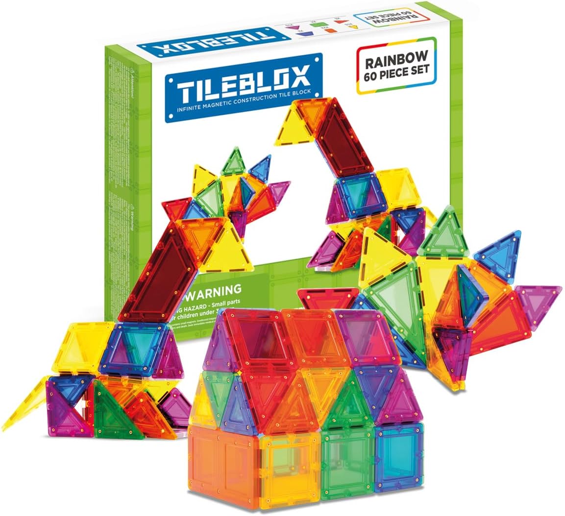 Magformers Tileblox Rainbow 60 Set
