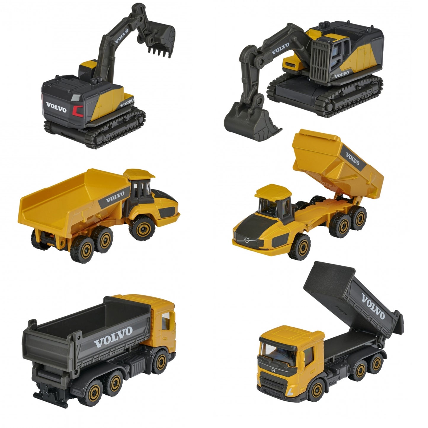 Majorette Volvo Construction 3 Pack V2