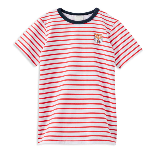 Milky Tee Red Stripe Tiger