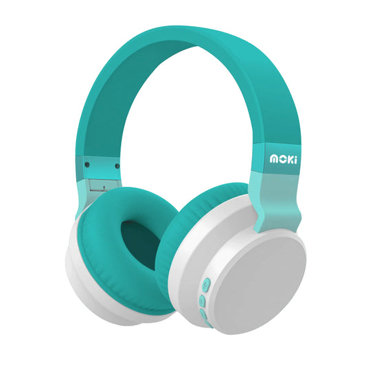 Moki Colourwave Wireless Headphones Seafoam
