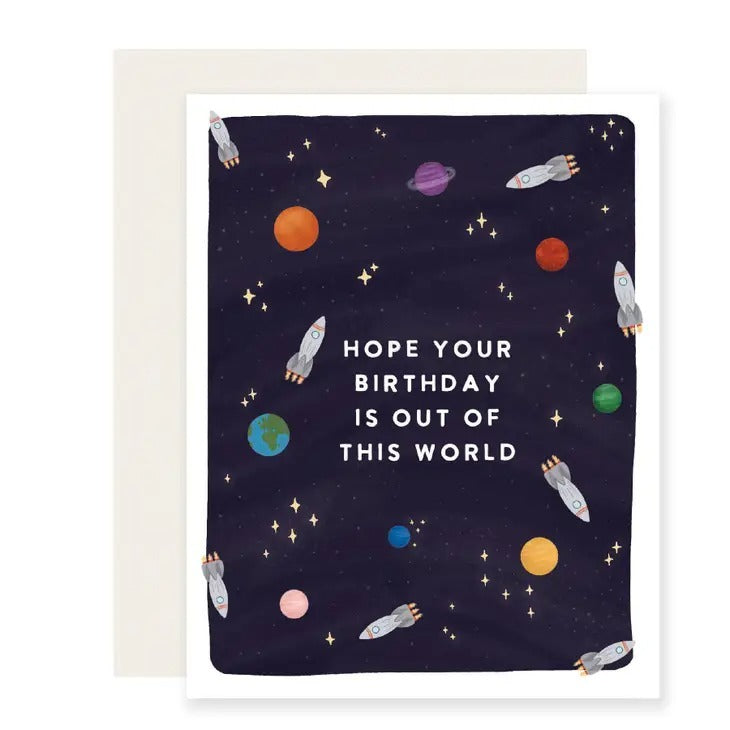 Slightly Card Out Of This World Birthday