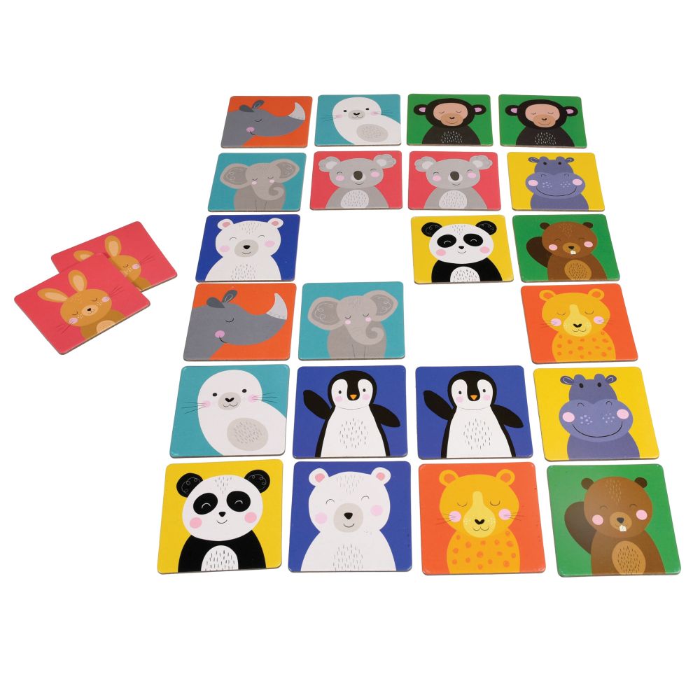 Rex London Memory Game Animal Friends - Chalk