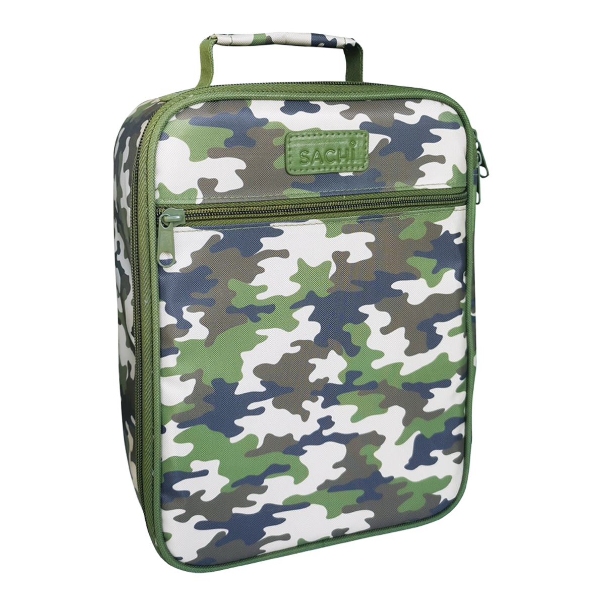 Sachi Insulated Lunch Bag Camo Green