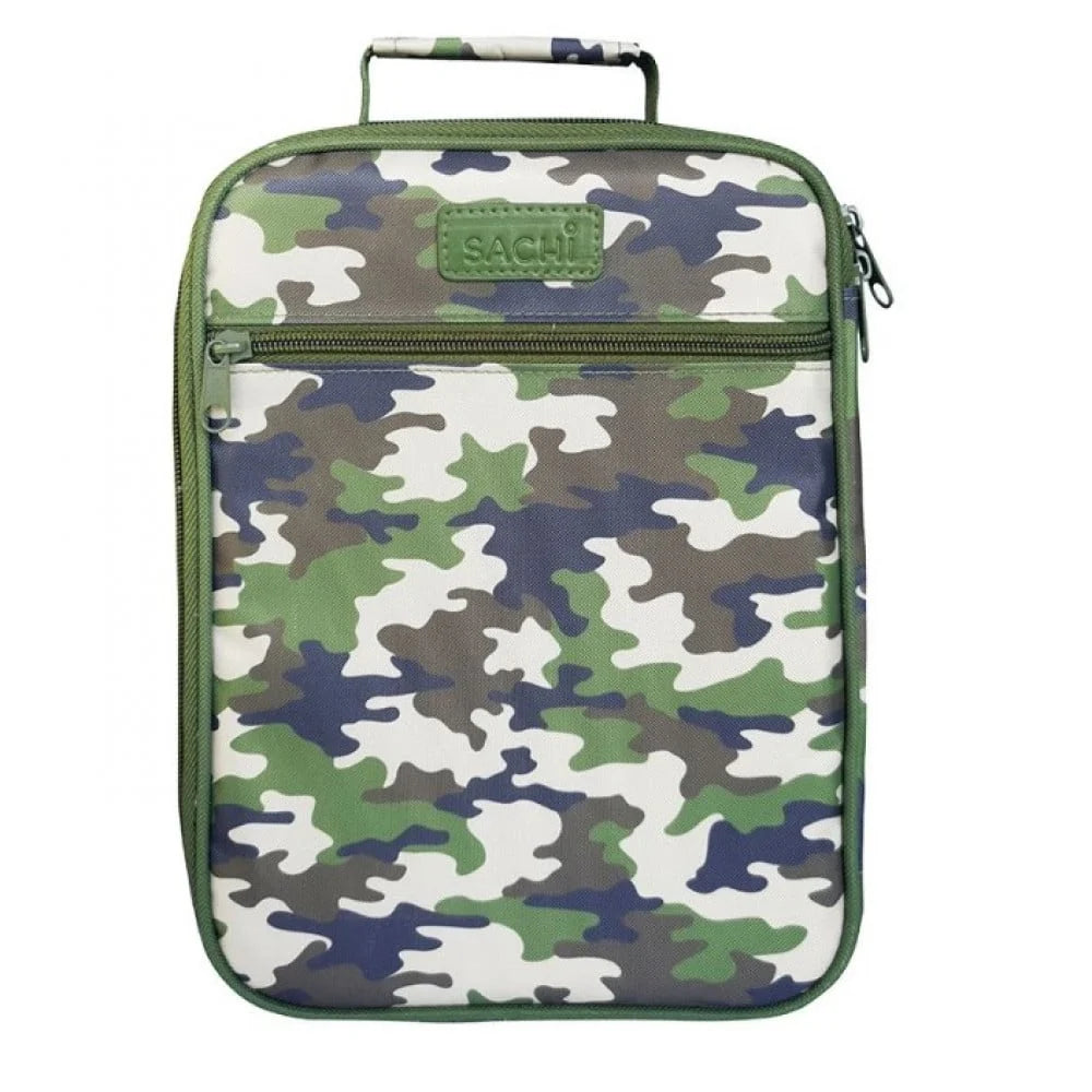 Sachi Insulated Lunch Bag Camo Green