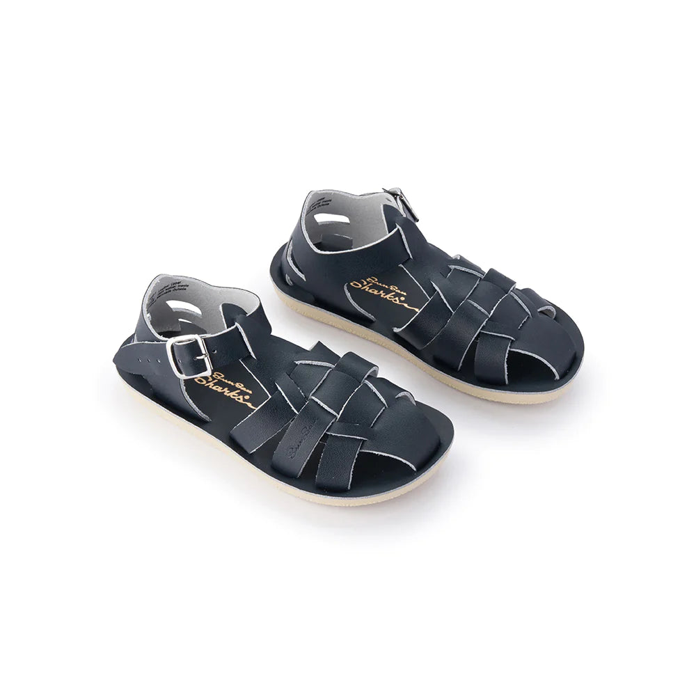 Salt Water Sandals Shark Navy