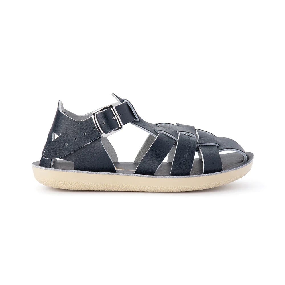 Salt Water Sandals Shark Navy