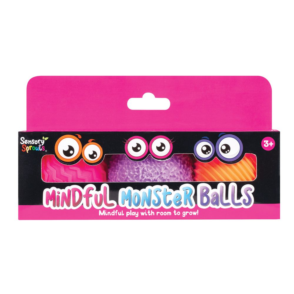 Sensory Sprouts Mindful Monster Balls Pink