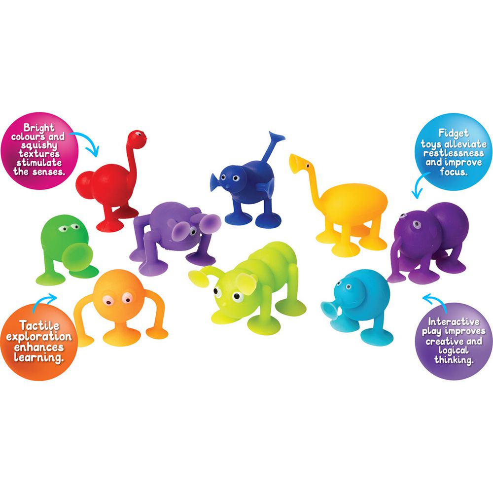 Sensory Sprouts Suction Monsters