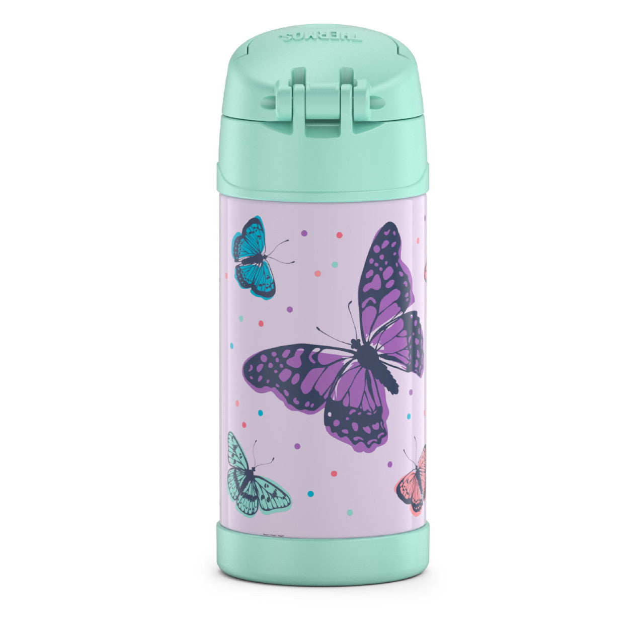 Thermos 355Ml Insulated Bottle Butterfly
