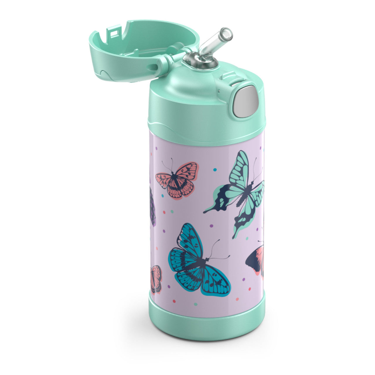 Thermos 355Ml Insulated Bottle Butterfly